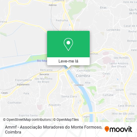 Ammf - Associação Moradores do Monte Formoso mapa