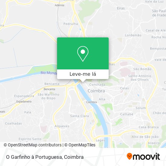 O Garfinho à Portuguesa mapa