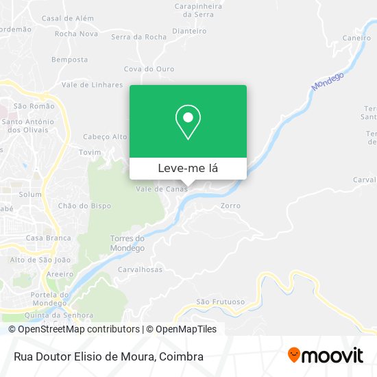 Rua Doutor Elisio de Moura mapa