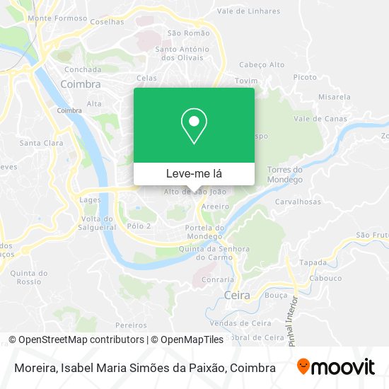 Moreira, Isabel Maria Simões da Paixão mapa