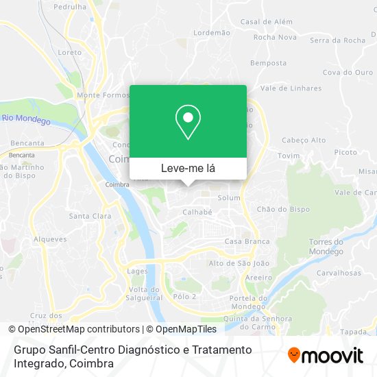 Grupo Sanfil-Centro Diagnóstico e Tratamento Integrado mapa