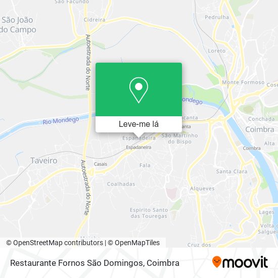 Restaurante Fornos São Domingos mapa