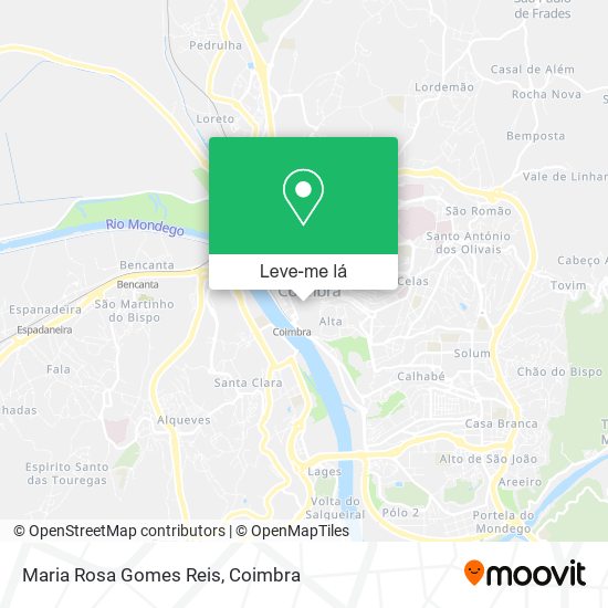 Maria Rosa Gomes Reis mapa