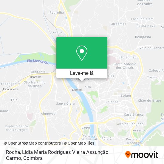 Rocha, Lídia Maria Rodrigues Vieira Assunção Carmo mapa