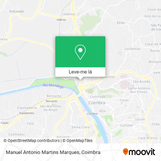 Manuel Antonio Martins Marques mapa