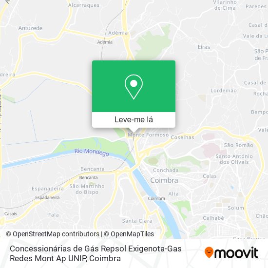 Concessionárias de Gás Repsol Exigenota-Gas Redes Mont Ap UNIP mapa