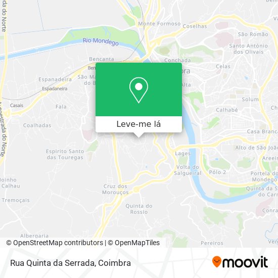 Rua Quinta da Serrada mapa