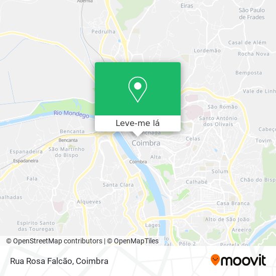 Rua Rosa Falcão mapa