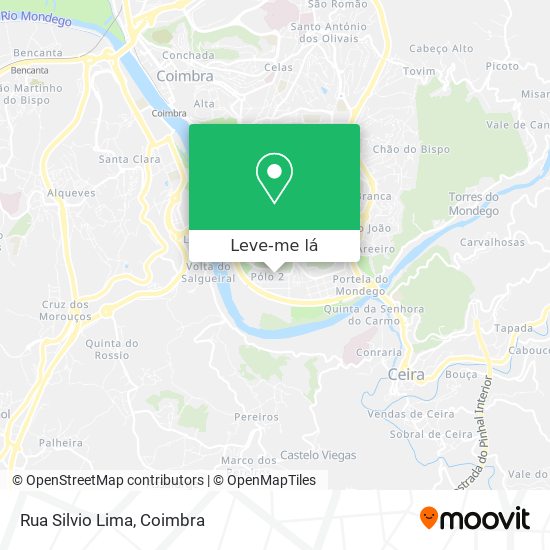 Rua Silvio Lima mapa