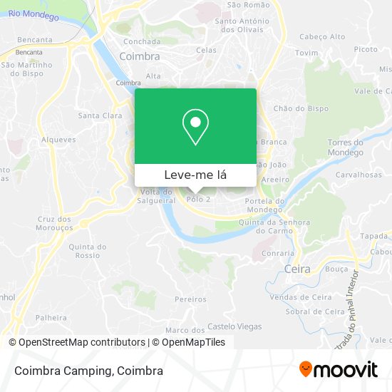 Coimbra Camping mapa