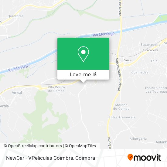NewCar - VPeliculas Coimbra mapa