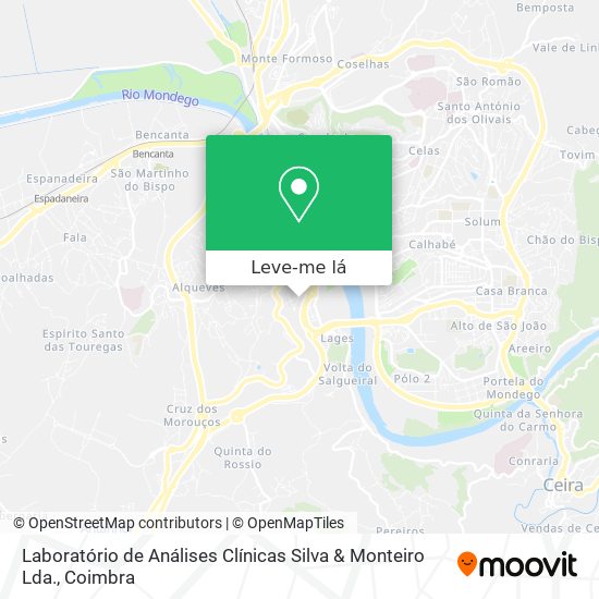 Laboratório de Análises Clínicas Silva & Monteiro Lda. mapa
