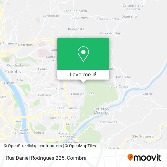 Rua Daniel Rodrigues 225 mapa
