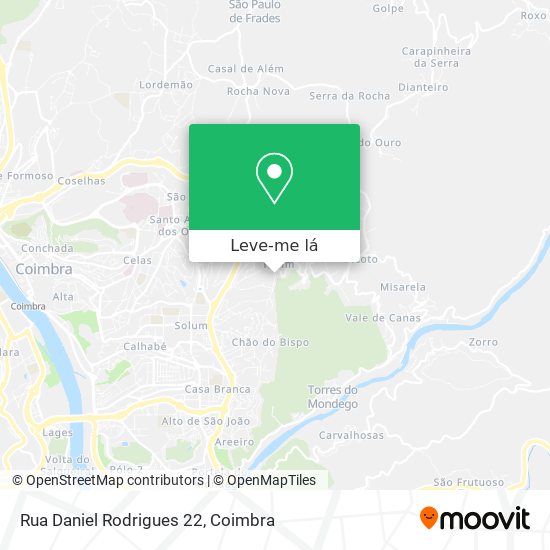 Rua Daniel Rodrigues 22 mapa