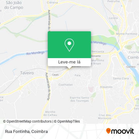 Rua Fontinha mapa