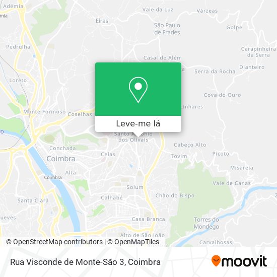 Rua Visconde de Monte-São 3 mapa