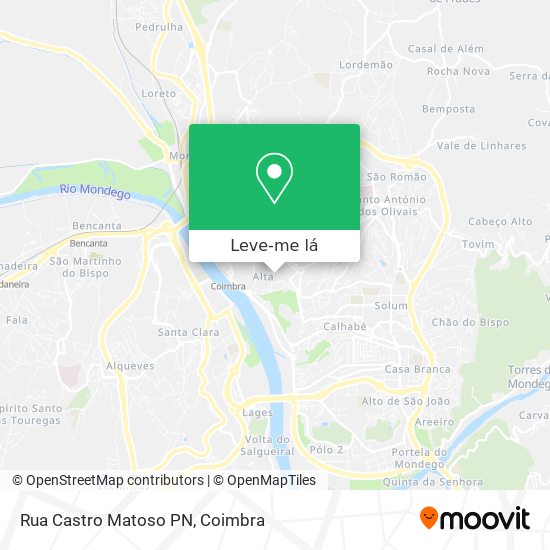 Rua Castro Matoso PN mapa