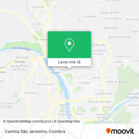 Cantina São Jerónimo mapa