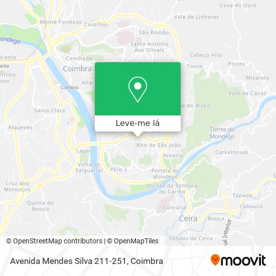 Avenida Mendes Silva 211-251 mapa