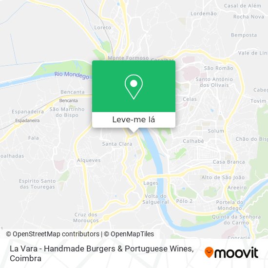 La Vara - Handmade Burgers & Portuguese Wines mapa