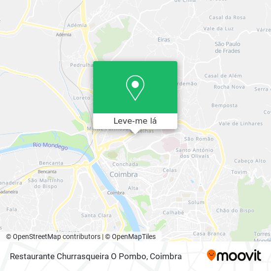 Restaurante Churrasqueira O Pombo mapa
