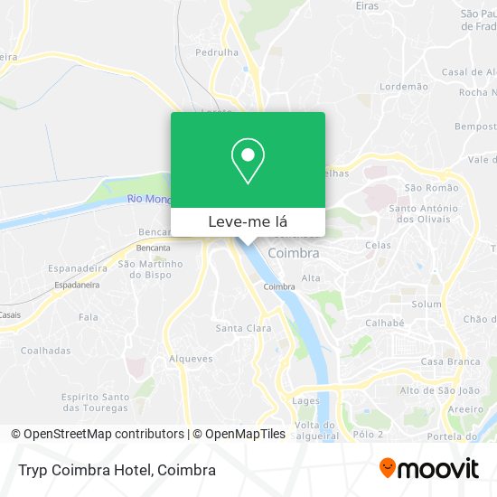 Tryp Coimbra Hotel mapa