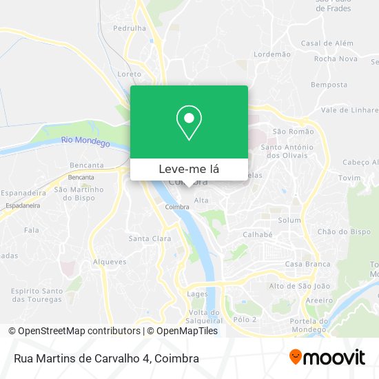 Rua Martins de Carvalho 4 mapa