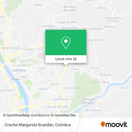 Creche Margarida Brandão mapa
