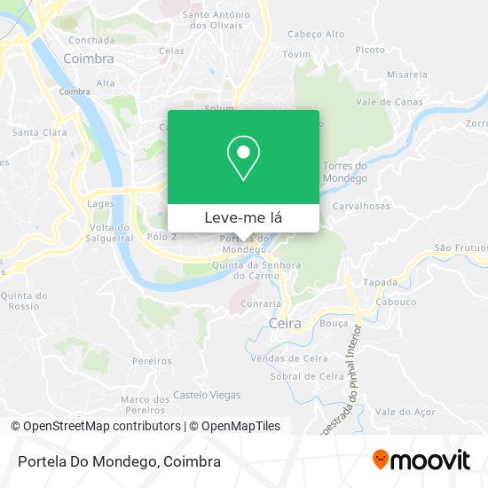 Portela Do Mondego mapa