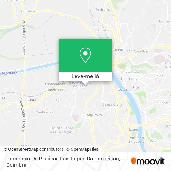 Complexo De Piscinas Luís Lopes Da Conceição mapa