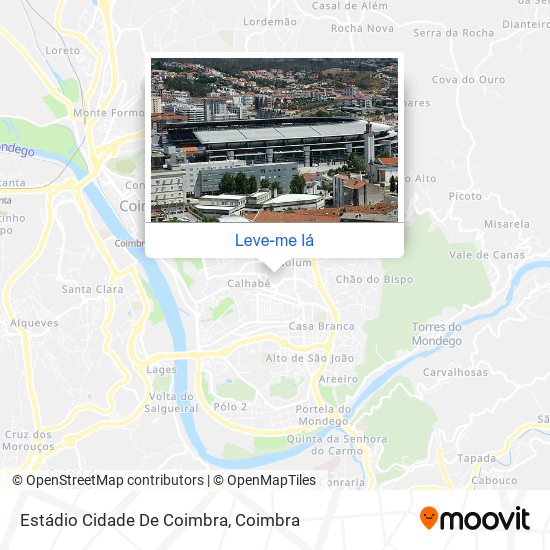Estádio Cidade De Coimbra mapa