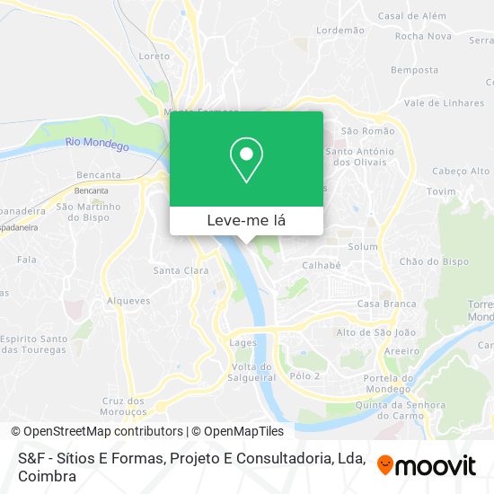 S&F - Sítios E Formas, Projeto E Consultadoria, Lda mapa