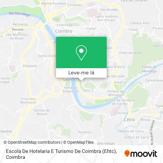 Escola De Hotelaria E Turismo De Coimbra (Ehtc) mapa