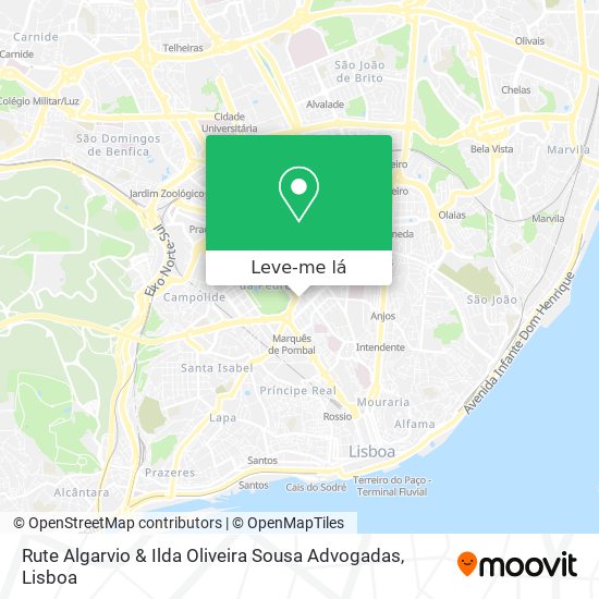 Rute Algarvio & Ilda Oliveira Sousa Advogadas mapa