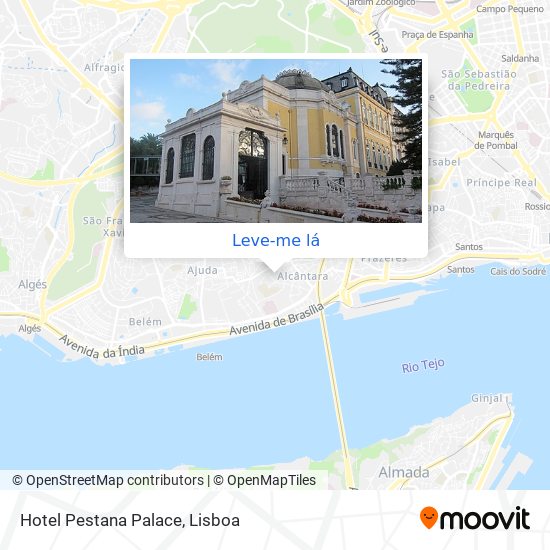Hotel Pestana Palace mapa