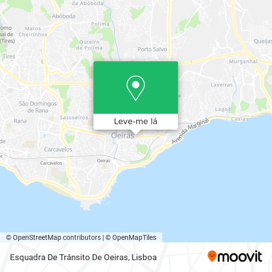 Esquadra De Trânsito De Oeiras mapa