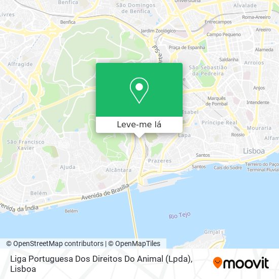 Liga Portuguesa Dos Direitos Do Animal (Lpda) mapa