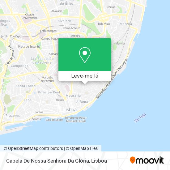 Capela De Nossa Senhora Da Glória mapa