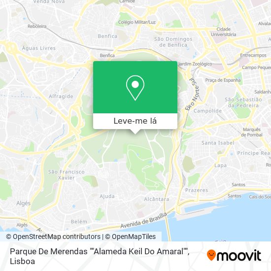 Parque De Merendas ""Alameda Keil Do Amaral"" mapa