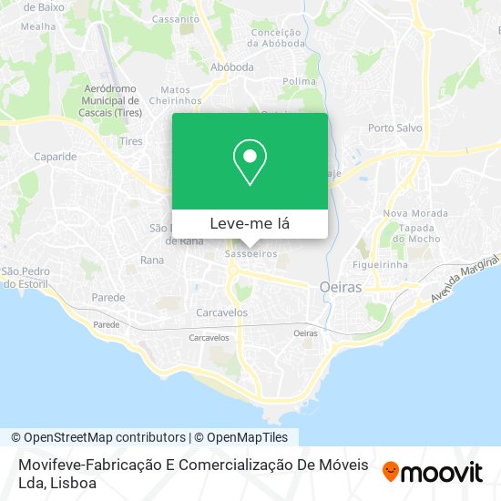 Movifeve-Fabricação E Comercialização De Móveis Lda mapa