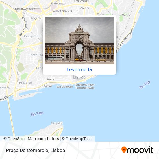 Praça Do Comércio mapa