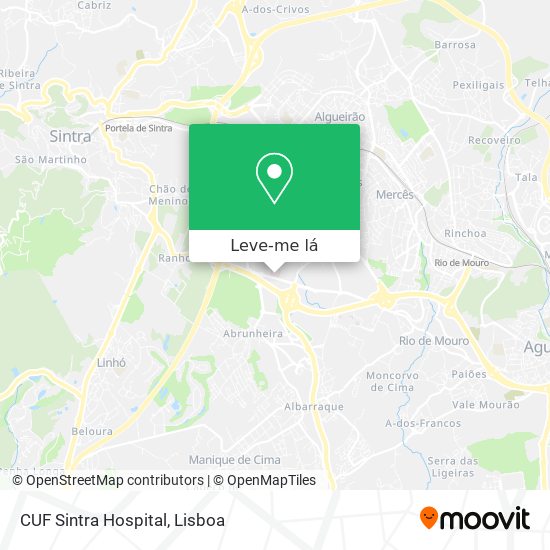 CUF Sintra Hospital mapa