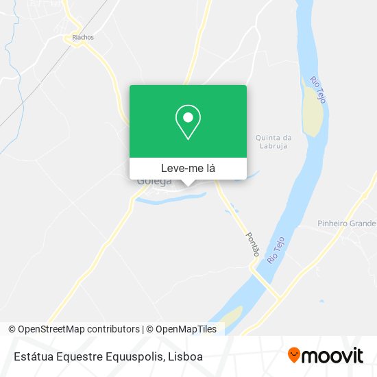 Estátua Equestre Equuspolis mapa