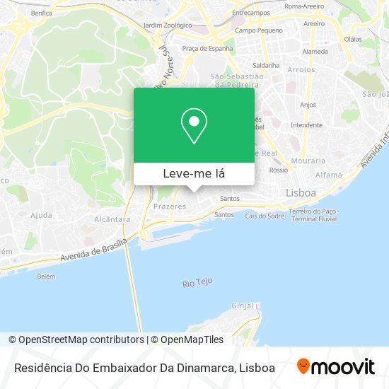 Residência Do Embaixador Da Dinamarca mapa