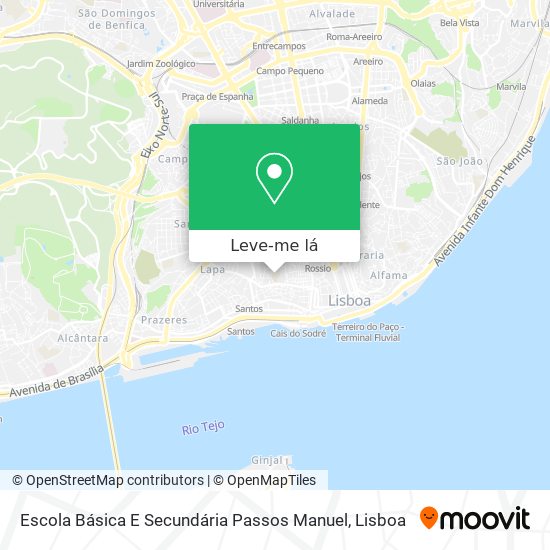 Escola Básica E Secundária Passos Manuel mapa