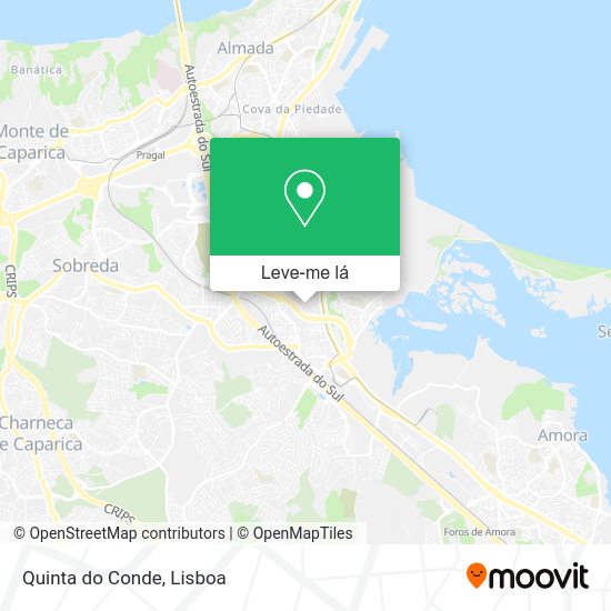 Como chegar a Quinta Do Conde em Seixal por comboio, metro, autocarro
