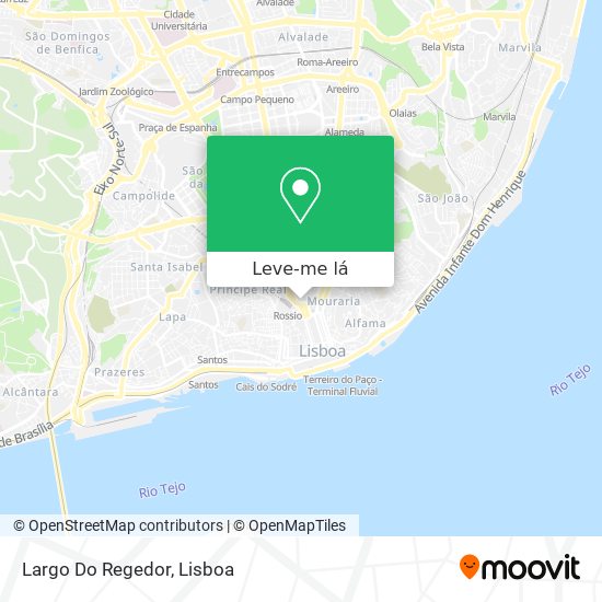 Largo Do Regedor mapa