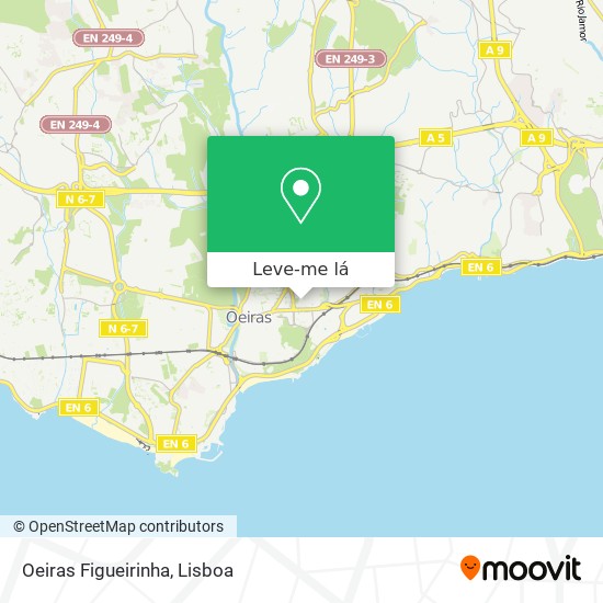 Oeiras Figueirinha mapa