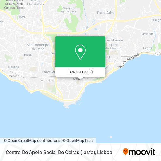 Centro De Apoio Social De Oeiras (Iasfa) mapa