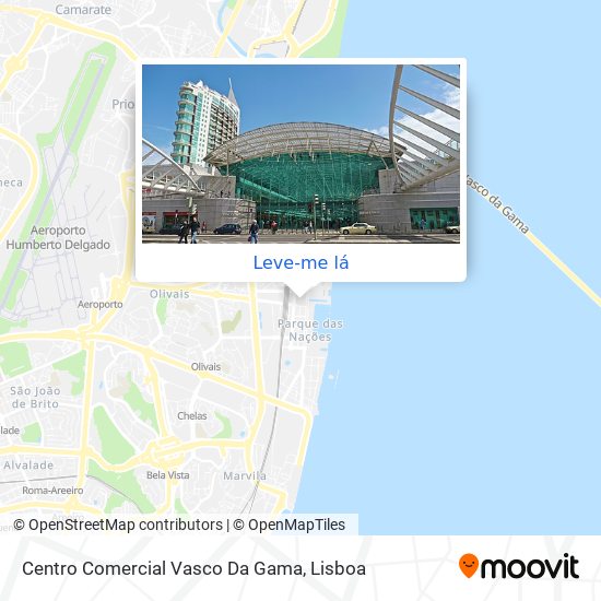 Centro Comercial Vasco Da Gama mapa